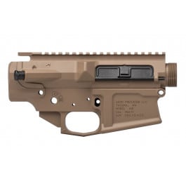 Aero Precision M5 (.308) Threaded Assembled <em>Receiver</em> <em>Set</em> - Cerakote FDE - APCS308160