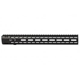 Aero Precision AR15 16.6" Enhanced M-LOK Handguard, Gen 2 - No <em>Barrel</em> <em>Nut</em> - Anodized Black - APRA100220C