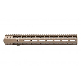 Aero Precision M5 (.308) 15" Enhanced M-LOK Handguards, Gen 2 - No <em>Barrel</em> <em>Nut</em> - FDE Cerakote - APRA308252C