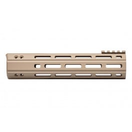 Aero Precision AR15 9.3" Quantum M-LOK Handguard with BAR <em>Barrel</em> <em>Nut</em> - Magpul FDE Cerakote - APRA400112A