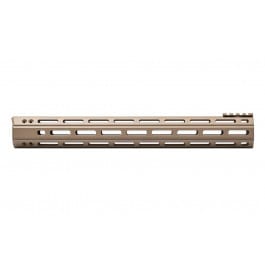 Aero Precision AR15 15" Quantum M-LOK Handguard with BAR <em>Barrel</em> <em>Nut</em> - Cerakote FDE - APRA400115A