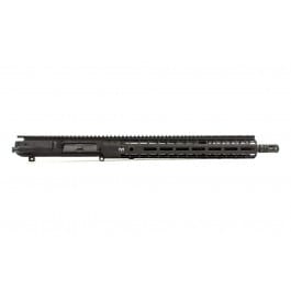 Aero Precision M5E1 Complete Upper, 16" .308 Mid-Length Barrel w/ 15" Enhanced M-LOK Handguard & <em>Adjustable</em> <em>Gas</em> <em>Block</em> - Anodized Black - APSL100619
