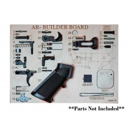 AR Builder Board, AR15 Parts Assembly Guide - Fool Proof Build Guide Template Board From Edge Independent Product Developers – AR-BUILDER-BOARD