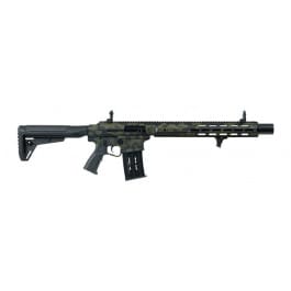 Panzer Arms AR12 PRO-L Semi-Automatic 12 Gauge Shotgun, 18.5" Barrel, 5+1 Capacity, Extended MLOK Handguard, Ambi Controls, Multicam Black - PAAR12PROBMLF