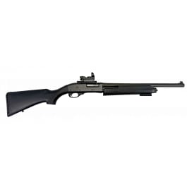 ATI GMB3 S-BEAM, Pump Shotgun, 12 Gauge, 18.5 Barrel, Bead Sight, Synthetic Stock, Black, w/ DUOSIGHT Red Dot, Remington 870 Clone
