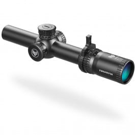 <em>Swampfox</em> <em>Optics</em> Tomahawk 1-8X24 SFP IR LPVO - Guerrilla Dot BDC Reticle - 30MM Tube - ATK18241-B