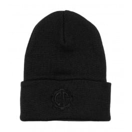 Classic Firearms Beanie - Black with Black Logo