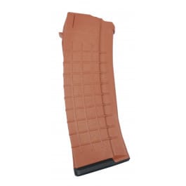 Pioneer Arms 5.56 Nato /.223 30 Round Brown Waffle AK-<em>47</em> <em>Magazine</em>- Based On Polish Design, U.S. Manufactured - POL-AK-556-MAG-BROWN