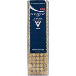 CCI 22 LR 40 GR Subsonic Hollow Point <em>Ammo</em> - 100rd Flat