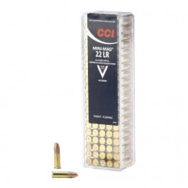 CCI 0030 Target & Plinking Mini-Mag 22 LR 40 gr Copper-Plated Round Nose - 100rd Flat