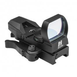 NcStar D4BQ <em>Red</em> <em>Dot</em> <em>w</em>/<em>Mount</em> Black Anodized 1x24x34mm 3 MOA Illuminated <em>Red</em> Multi Reticle Features QR <em>Mount</em>