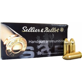 Sellier and Bellot Sellier and Bellot 9mm 115 GR FMJ Ammo - SB9A - Brass, Boxer, Reloadable - 1000 Round Case