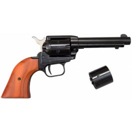 Heritage Rough Rider Revolver - .22 LR / .22 Mag Combo, 4.75" Blued with Wood Grips