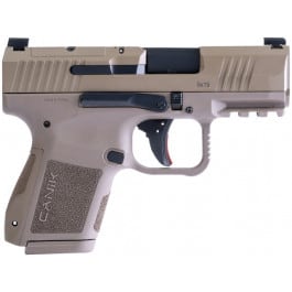 Canik Mete MC9 Micro Compact 9mm Pistol, FDE Cerakote,15 +1 Capacity, 3.18", Optic Ready, Holster, 2 Mags, Hard Case & Full Accessory Pkg - HG7620D-N