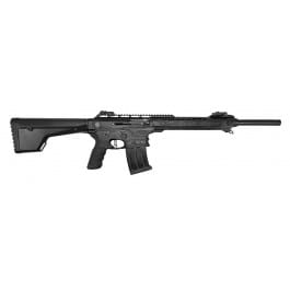 <em>Military</em> Armament Corporation F12 Semi-Automatic 12 Gauge AR-12 Style Shotgun, <em>2</em>- 5 Round Mags, Choke Set, Sling,  - Black - 21000135