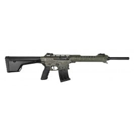 <em>Military</em> Armament Corporation F12 Semi-Automatic 12 Gauge AR-12 Style Shotgun, <em>2</em>- 5 Round Mags, Choke Set - OD Green - 21000142