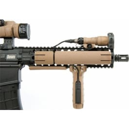 TangoDown Vertical Fore Grip - For Picatinny Rails - Surefire Pressure <em>Pad</em> Compatible - FDE Finish - BGVMK46FDE 