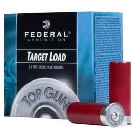Federal Top Gun 12 Gauge 2.75" 1 1/8 oz 7.5 Shot 25 Round Plastic Case