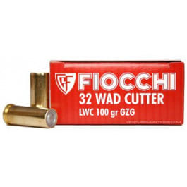 Fiocchi Ammunition Fiocchi 32LA Shooting Dynamics 32 S&W Long 100 GR Lead Wadcutter - 50rd Box