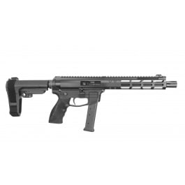 <em>Foxtrot</em> <em>Mike</em> 9MM Hybrid, Front Charging 10" Pistol, SBA3 Brace w/ Micro Blast Diffuser- (1) 27 Round Magazine - FM9H-F109-BS