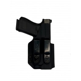 Allegiance <em>Holster</em> Company - Covert 2.0 <em>IWB</em> Kydex <em>Holster</em> - Fits Glock 19 with TLR7A - Black - Adjustable Retention -Ambidextrous- IWBLB2-G19TLR7A-BLK