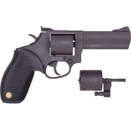 Taurus 2992041 Model M992 Tracker 22 LR/22 Mag 4" 9 Ribber Grip Overlay Blued