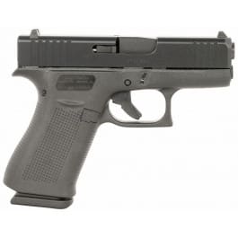 Glock G43X Sub-Compact Pistol, 9mm, (1) 10rd Magazine, 3.41" Barrel, Serrated Steel Slide, Police Trade In - USED - Good to Very Good Condition
