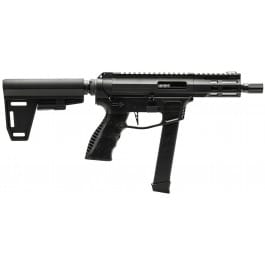 GForce GFHYB5 Jawbone Hybrid 9MM Semi-Auto PCC, 5" Bbl, Ambi Mag Release & Charging Handle, Paddle Brace, Pic Rail, Glock Compatible Mag, 33+1