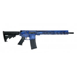 Great Lakes Firearms Great Lakes Firearms AR-15 Rifle, .223 Wylde 16" 4150 CRMOV Black Nitride Barrel, 15.25" M-LOK Rail, 7075 T6 Receiver, Battleworn Royal Blue Cerakote Finish, GL15223 B-RYB