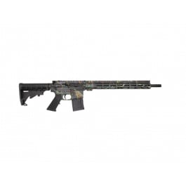 Great Lakes <em>Firearms</em> AR-<em>15</em> Rifle, .<em>223</em> Wylde 16" 4150 Black Nitride Barrel, <em>15</em>.25" M-LOK Rail, 7075 T6 Receiver, Saved By The Splatter Black Cerakote Finish, GL15223 S-BLK