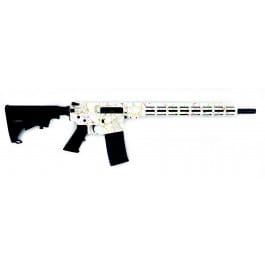 Great Lakes Firearms Great Lakes Firearms AR-15 Rifle, .223 Wylde 16" 4150 CRMOV Black Nitride Barrel, 15.25" M-LOK Rail, 7075 T6 Receiver, White Saved By The Splatter Cerakote Finish, GL15223 S-WHT