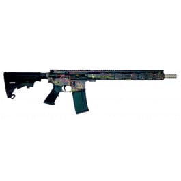 Great Lakes Firearms AR-15 Rifle, .223 Wylde 16" 416r Stainless Steel Barrel, 15.25" M-LOK Rail, 7075 T6 Receiver, Saved By The Splatter Black Cerakote Finish, GL15223SS S-BLK