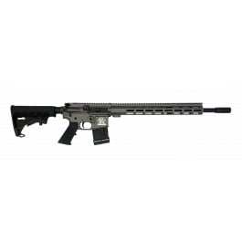 Great Lakes Firearms AR-15 Rifle, .450 Bushmaster, 18" 4150 CRMOV Barrel, 15.25" M-LOK Rail, 6 Position M4 Stock, Tungsten Grey Cerakote- GL15450 TNG
