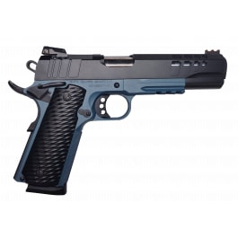 Great Lakes Firearms 1911 GL1911-9FSS BLU Pistol 9mm 5" 8rd Semi-Auto Optics-Ready Titanium Blue Frame