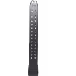 Glock Compatible 9mm 33rd Magazine. Steel Lined and Reinforced Polymer Body Aftermarket Mag