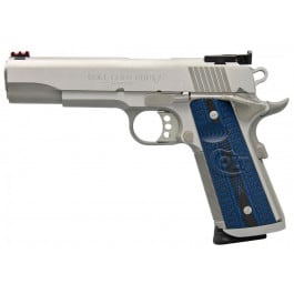 Colt ZO5072XE 1911 Gold Cup Trophy 9mm 5" Barrel 9rd Semi-Auto Pistol, Stainless Steel W/ Fiber Optic Front Sight & Bomar Rear Sight - Minor Cosmetic Blem