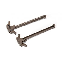 Griffin Armament SN-ACH™ - GEN 2 Ambi AR-15 Charging Handle (SUPPRESSOR NORMALIZED AMBI CONFIGURABLE HANDLE) - 7075-T6 alum - Terra Brown Finish 