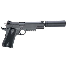 American Tactical Imports GSG 1911 <em>22</em>LR Pistol, 5" AD OPS Faux Suppressor - GERG1911ADOP