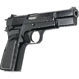 Browning Hi-Power 9mm Pistol, Original Belgian Made Surplus By F.N Herstal, Model MKIII, 13 Rd Mag - NRA Surplus Good to Excellent Condition
