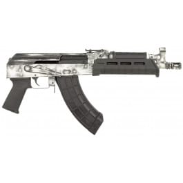 Century <em>Arms</em> HG7673N VSKA Draco 30+<em>1</em> 10.5" Threaded Barrel, Distressed White Stamped Rec, Magpul Furniture, Enhanced Trigger Group