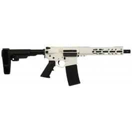 Wise Arms Wise Arms WA-15B 10.5" 300 AAC Blackout Pistol, 10.5-300-SBA3-WHT, 30+1, Semi-Auto, White Cerakote, SBA3 Brace