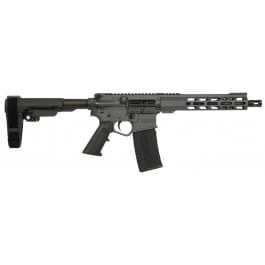 Wise Arms Wise Arms WA-15B 10.5-556-SBA3-SG Semi-Auto Pistol, 5.56 NATO/.223 Rem, 10.5" Barrel, 30+1, Billet Aluminum, SBA3 Brace, Grey Cerakote.