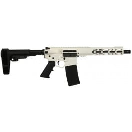 Wise Arms Wise Arms WA-15B 10.5-556-SBA3-WHT Semi-Auto Pistol 5.56 NATO/.223 Rem, 10.5" Barrel, 30+1, SBA3 Brace, White Cerakote