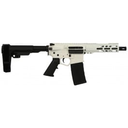 Wise Arms Wise Arms WA-15B 7.5-556-SBA3-WHT Pistol, 5.56 NATO, 7.5" Barrel, 30+1, Semi-Auto, White Cerakote, SBA3 Brace.