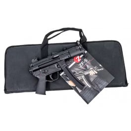 Zenith ZF-5K Essentials Package ZF5K01MAG9BK Pistol 9mm 4.6" 30rd Semi-Automatic Roller-Delayed Blowback, Soft Case