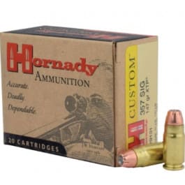 Hornady Hornady 9131 357 SIG Sauer Jacketed Flat Point/XTP 147 GR - 20rd Box