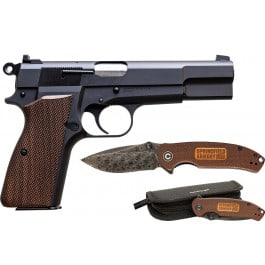 Springfield <em>Armory</em> SA-35 Semi-Automatic 9x19mm Pistol, 4.7" Barrel, 15+1 Capacity, Includes Spring <em>Armory</em> Damascus Style Knife - HP9201-<em>PIN</em>
