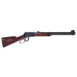 Henry Magnum Lever .22 Magnum Rifle, 19.25" 12 Rounds Deluxe Checkered American Walnut - HRAC H001M