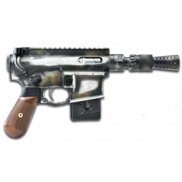 <em>Battle</em> <em>Arms</em> <em>Development</em> BAD-SOLO-BLASTER Solo Blaster 10+1 5.38" Silver Optic Ready Slide, 3-Tone <em>Battle</em> Worn Frame, Wood Grip, Custom Muzzle Device