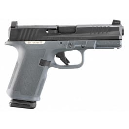 Ruger RXM 19400 9mm Semi-Automatic Pistol, 4" Barrel, Magpul Stealth Grey Frame, 2-15rd Magpul Magazines, Co-Witness Blacked Out Rear Sight w/ Tritum Front